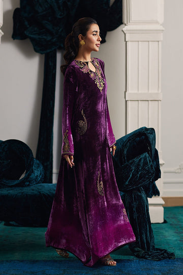 FARAH TALIB AZIZ | VELVETS | NIA OMBRE VELVET KAFTAN