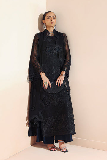 ALIZEH | AYMAL VOL 2 - LUXURY BAMBER CHIFFON | AF-BCH-2201-RIKA BLACK
