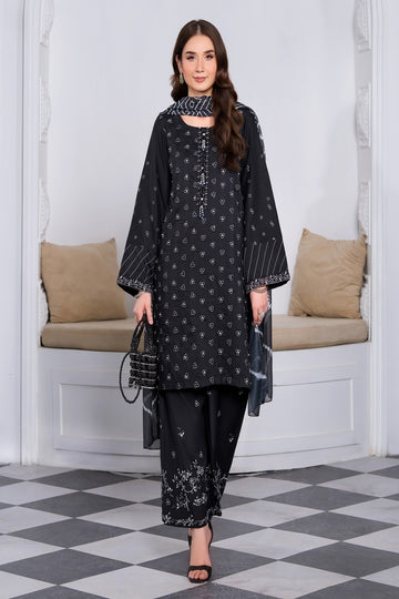 HEERA'S | ZARQAAB | BLACK THREADWORK