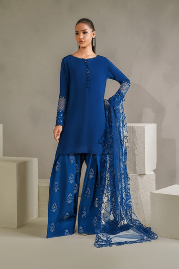 IZNIK | LUXURY PRET | IP-334 EMBROIDERED RAWSILK