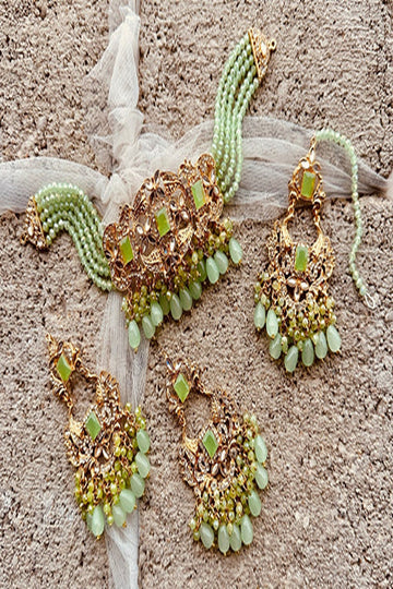 KOH-E-GEM | JEWELLERY | LYRA – URBAN MUSE CHOKER (MINT)