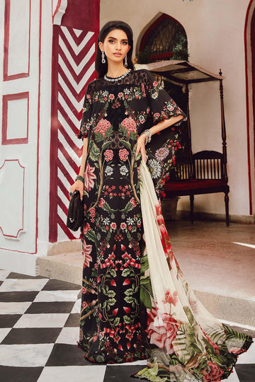 MARIA B | M.PRINTS | EMBROIDERED CAMBRIC SUIT | MPT-2709-B