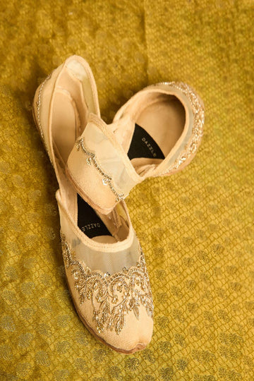 DAZZLE | KHUSSA SHOES | MARINA (GOLD)
