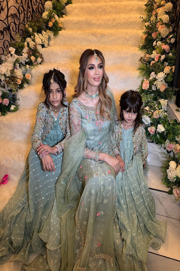 HAFSAH|SANA - KIDS - MINT OUTFIT - AVAILABLE IN ALL COLORS