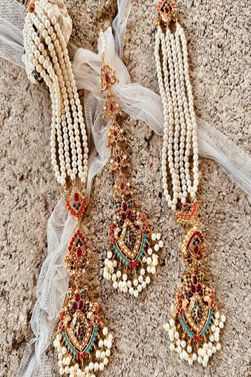 KOH-E-GEM | JEWELLERY | NAURATAN DAZZLE DUO SET