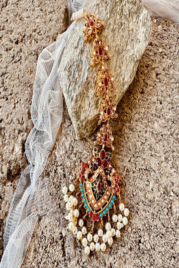 KOH-E-GEM | JEWELLERY | NAURATAN DAZZLE DUO SET