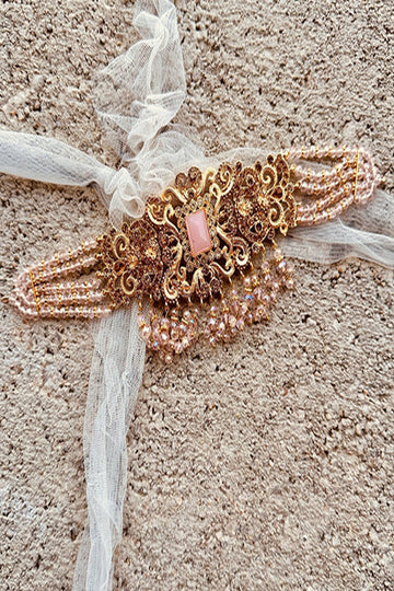 KOH-E-GEM | JEWELLERY | NAYAB CHOKER SET – PINK