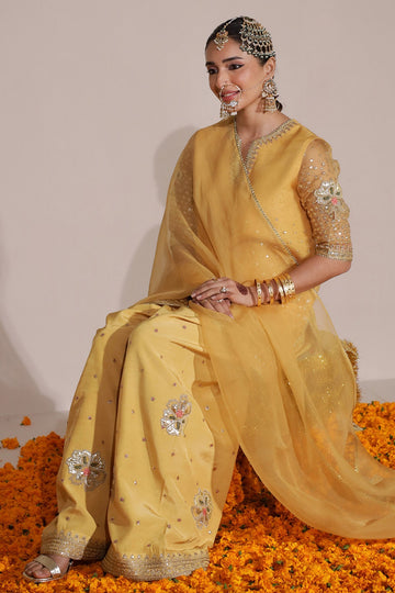 DYOT | CHAMPA'24 | PALE YELLOW OUTFIT | 3PC