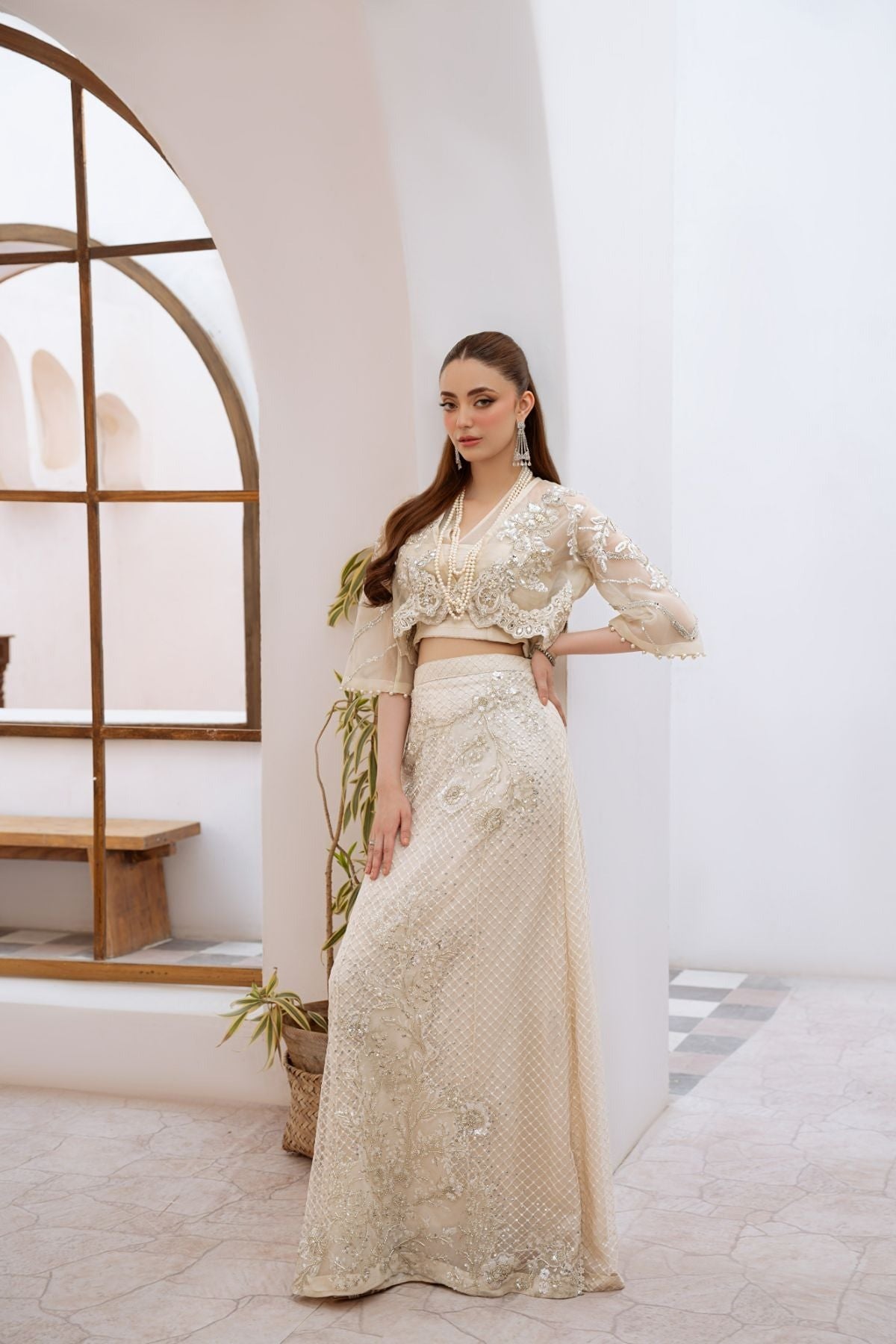 TABYA | JULIE | SAGE WHITE